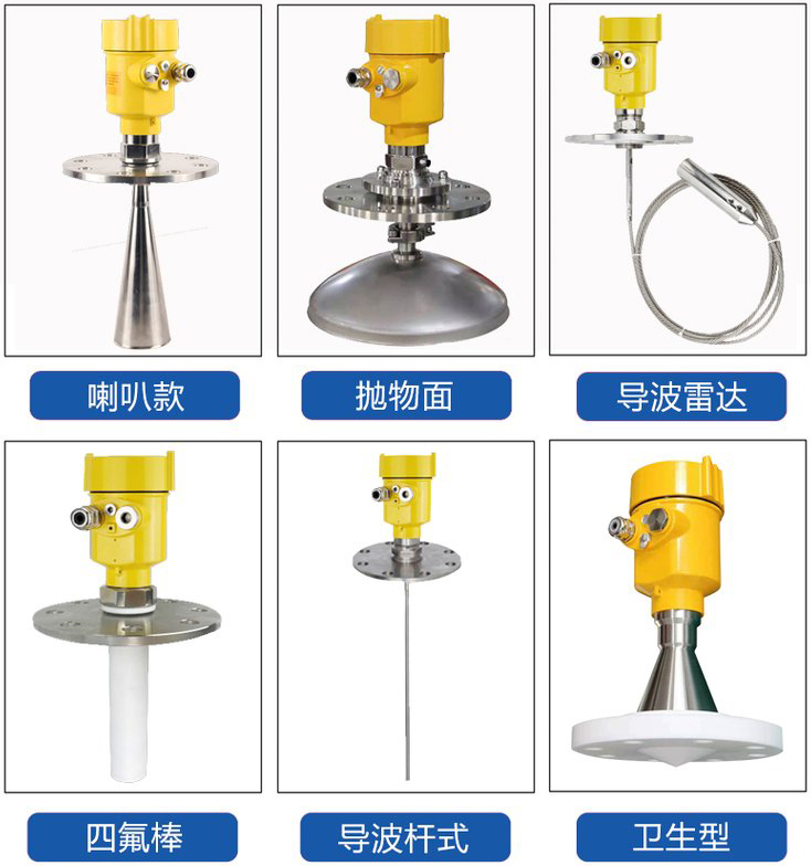 硫酸用雷達(dá)液位計(jì)產(chǎn)品分類圖